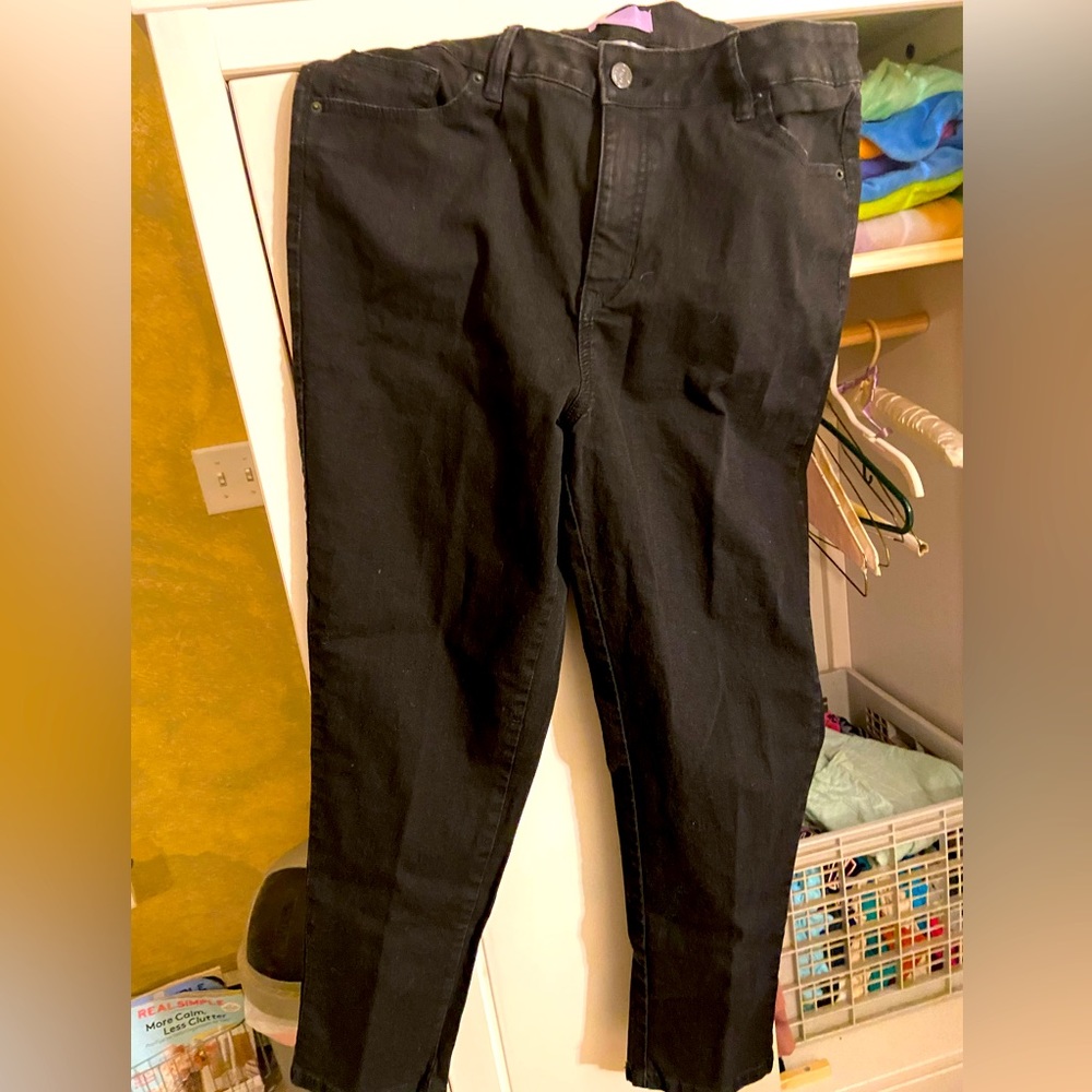Laura Scott black jeans size large
